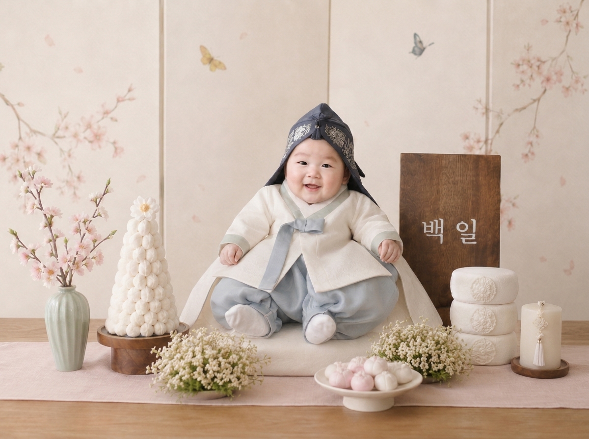 스튜디오 100일 사진 (남아)